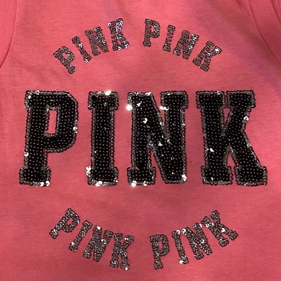 PINK tank with sequence on back size S - Picture 4 of 4